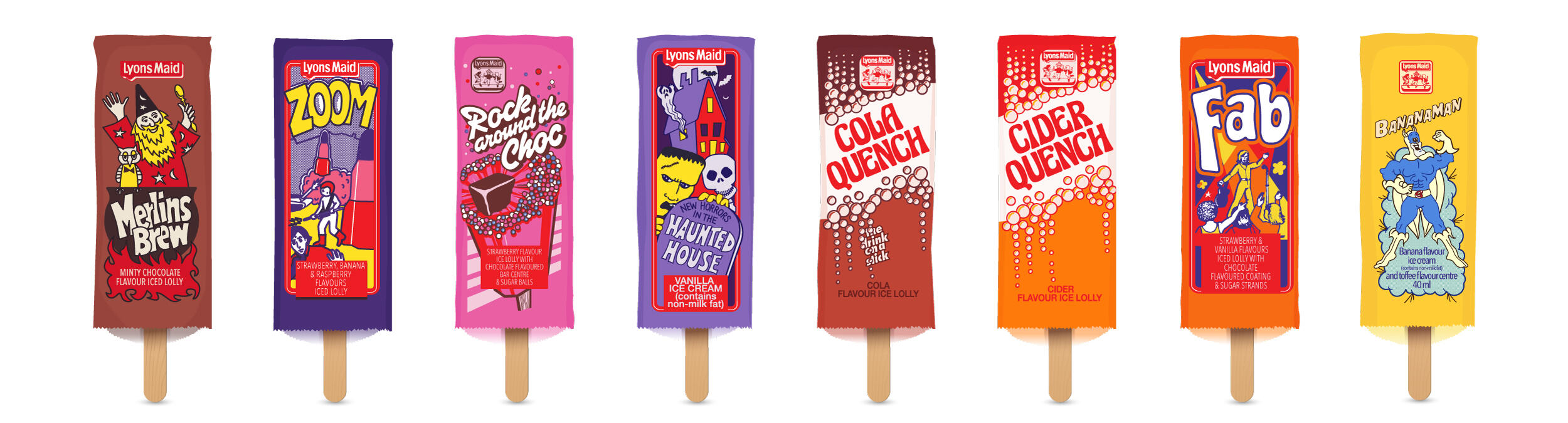 1970s Lyons Maid ice - lollies retro lolly