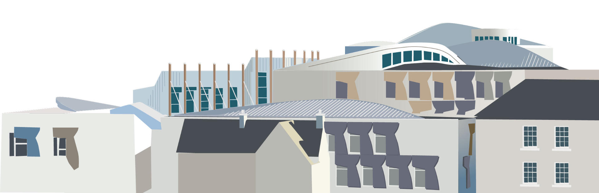 Illustration of Scottish Parliament Building