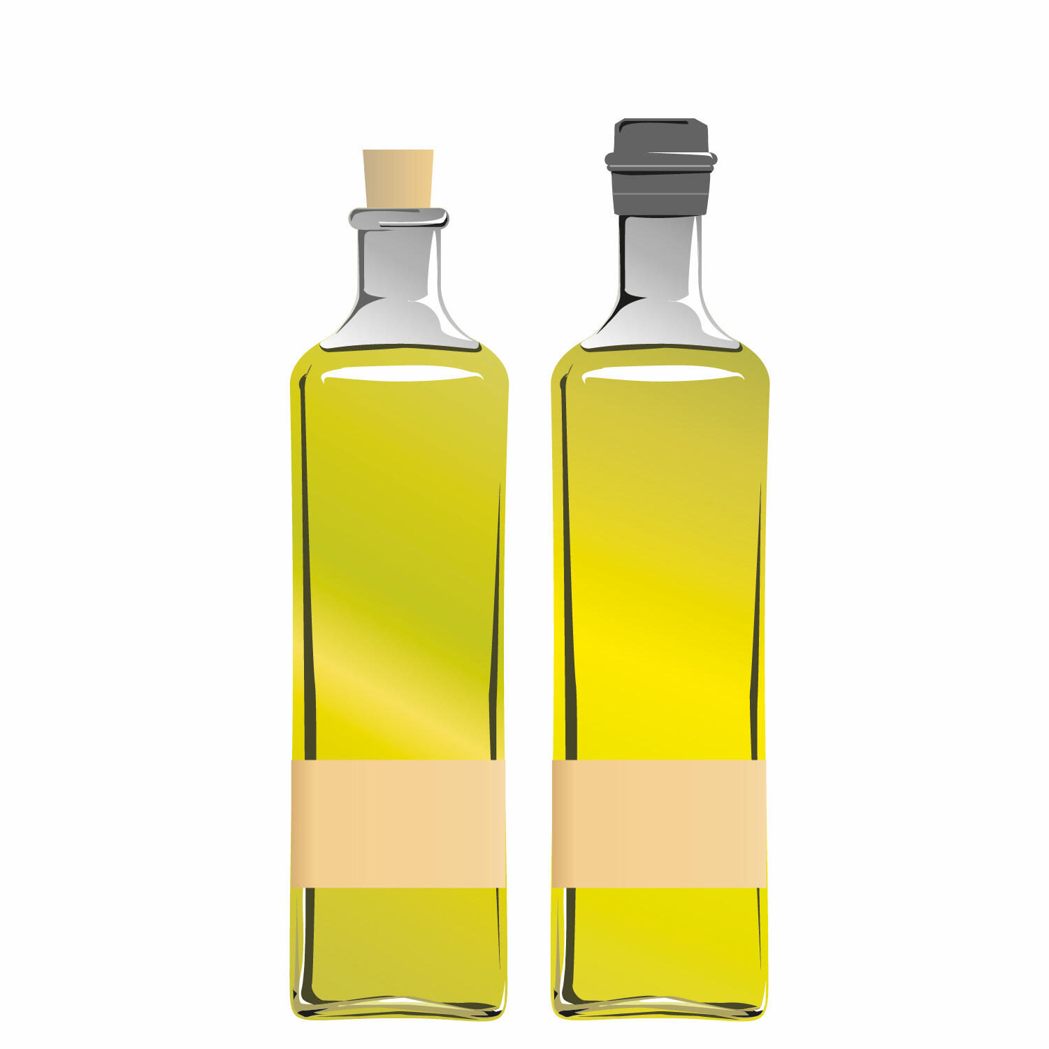 Olive oil bottles